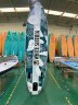 Сап борд для серфинга White Siberia (зеленый с листочками) 
