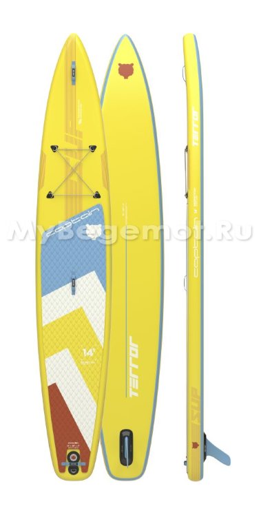 Надувная доска TERRO CAPTAIN 14’ SUPBOARD /  ELECTRIC YELLOW