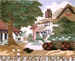 Коврик джутовый (панно)  90см x 70см 