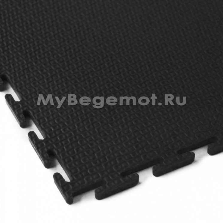Модульное напольное ПВХ покрытие SENSOR SIGMA 7 мм, RAL 9005, черный.